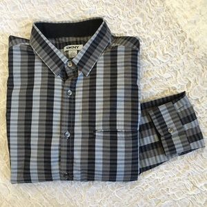 NEW Grey & Black Striped Shirt